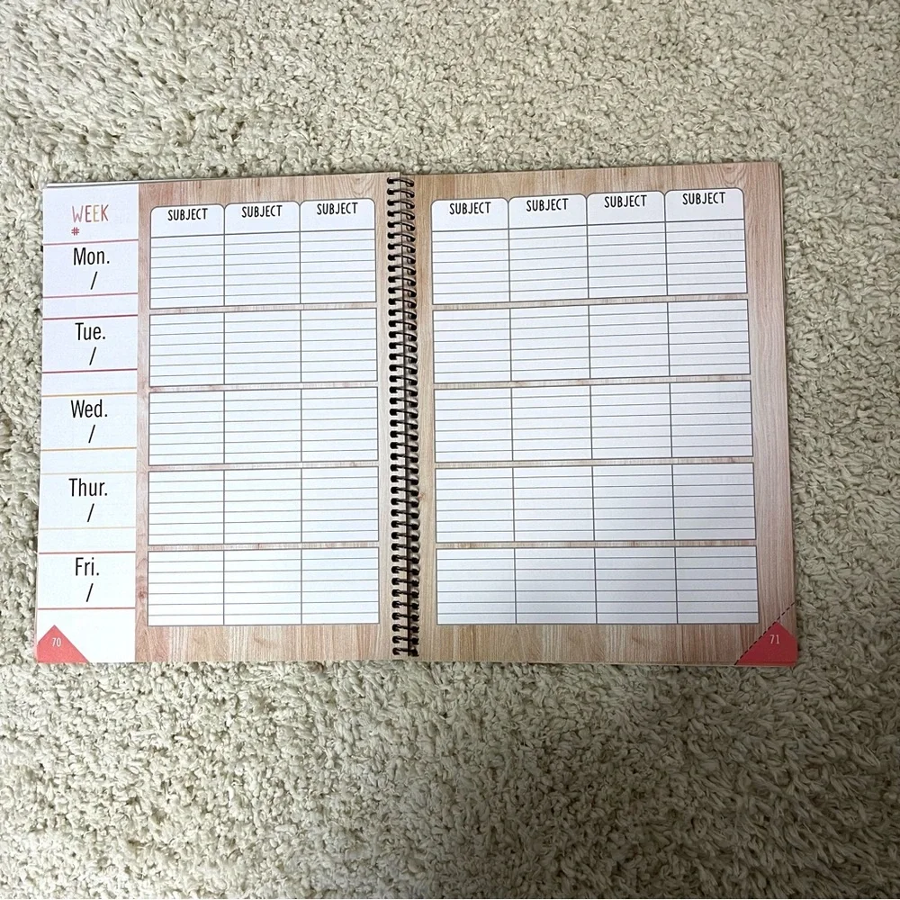 Animal Print Teacher Planner